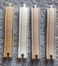 Wooden train track 4pcs hill ascending/descending brio/thomas compatible