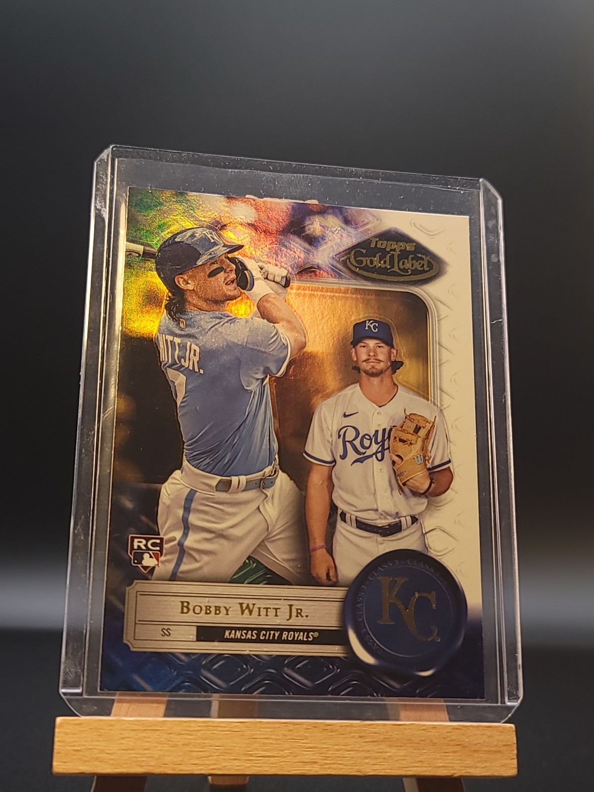 Bobby Witt Jr RC 2022 Topps Gold Label Class 3 #49 Rookie Kansas City Royals