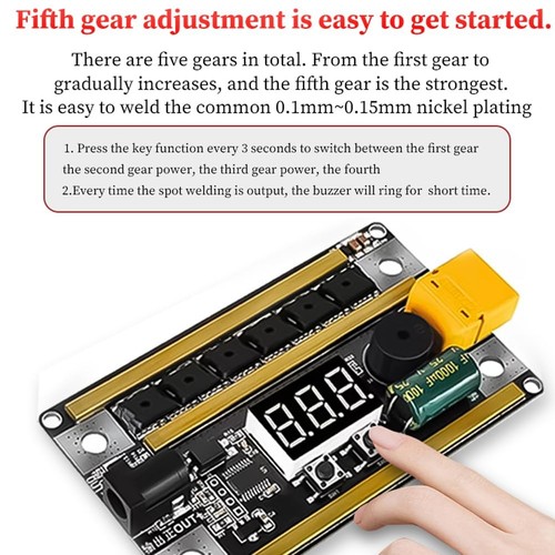 Spot Welder, Spots Welding Welding Machine Jewelry Welder With three working ... - Picture 3 of 9