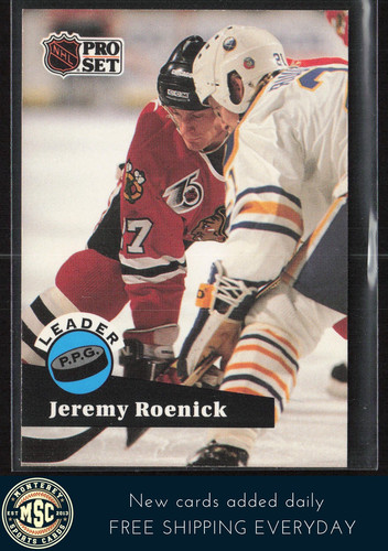 Jeremy Roenick 1991-92 Pro Set #605 Chicago Blackhawks - Bild 1 von 2