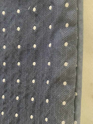 Ralph Lauren Home Polka Dot Navy 100% SILK Throw Pillow Cover 17” X 17” - Picture 3 of 9