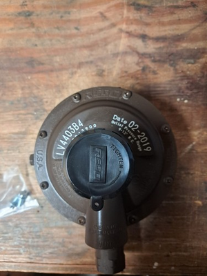 #ad Rego low pressure reg 2nd stage 1 2x1 2 Straight Threw $75.00