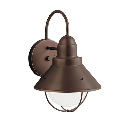 Kichler Lighting 9022OZ Seaside 1 Light 12 inch Olde Bronze Outdoor Wall, Medium - Picture 1 of 2