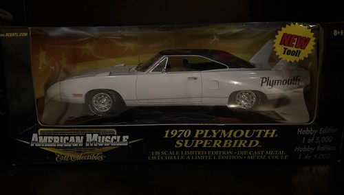 ERTL 1:18 1970 Plymouth Superbird White Hobby Edition 1 Of 5000 - Picture 1 of 6