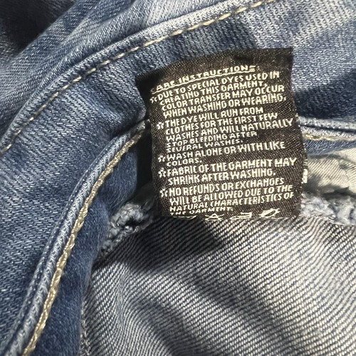 Wachsjeans Damen Größe 20 Stretch Denim Hellblau Rollbündchen Stil 90050XL - Bild 8 von 11