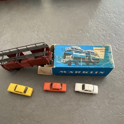 Märklin HO DB lot BR 24 058 vapeur + V100 212 215-0 diesel + wagon - Photo 1/4