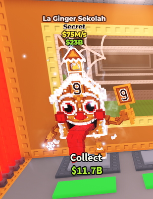 La Ginger Sekolah 75M/S Steal a Brainrot- Secret- Fast Delivery