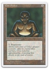 Clay Statue (LP) Fourth Edition 4ED Magic MTG