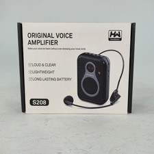 Manual HaoWorks Portable Lightweight Mini Voice Amplifier Headset Microphone