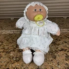 Cabbage Patch Kids Baby Preemie Doll 1980s Coleco Pacifier Bald SS Sanko Shokai