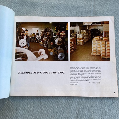 Waterbury Connecticut Book History Community Brochure Business Naugatuck Valley - Imagen 5 de 20