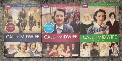 Call The Midwife 1st, 2nd, 3rd Season 1-3 DVD  W/Slipcovers Seasons 1,2,3 - Picture 1 of 7