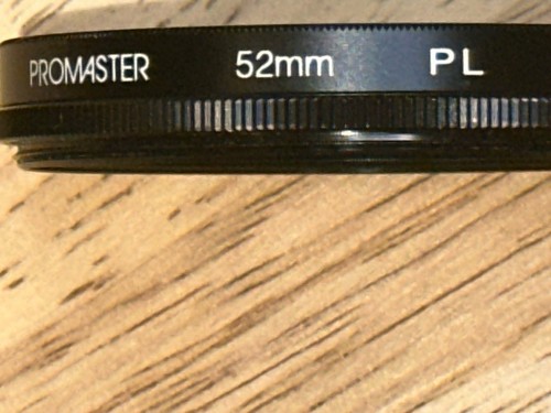 Promaster 52mm Lens Filter Polarizing Linear Polar PL Free Shipping Threaded Len - Picture 4 of 4