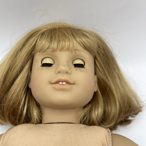American Girl Puppe * 🏥 TLC gebraucht* Nellie Strawberry blond Band blaue Augen - Bild 10 von 10