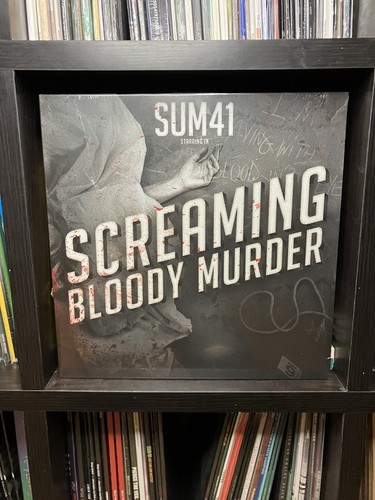 Sum 41 - Screaming Bloody Murder LP Magenta Cream & Black Vinyl New Sealed - Picture 1 of 2