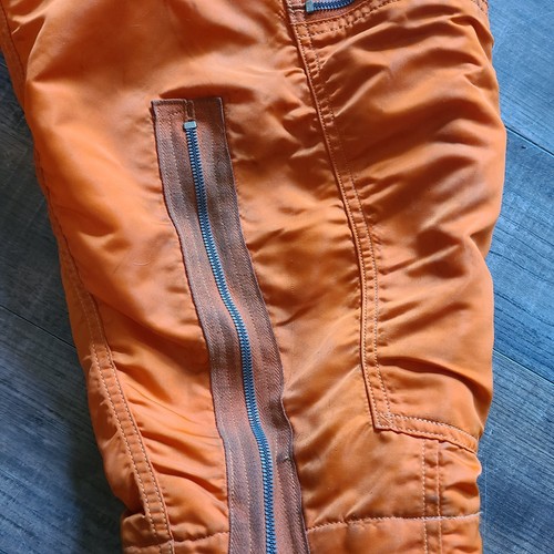 Original Vietnam War Era CWU-1/P Coverall Flying Mens Medium  Long Orange 1960 - Picture 11 of 20