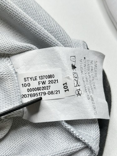 Under Armour Pullover Sweatshirt weiß grau ombre Größe Small lockere Passform $ 55 neu mit Etikett - Bild 11 von 14