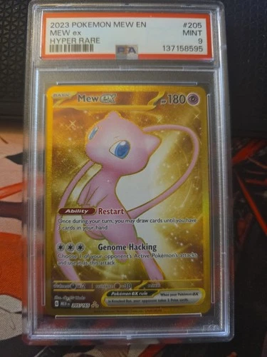 2023 Pokémon Mew EX Hyper Rare #205 PSA 9 Mint