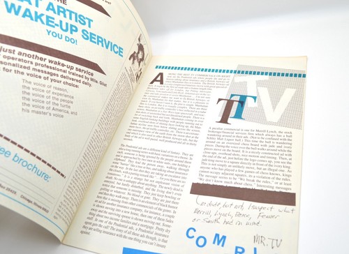 Blab Space #1, Bookspace, Chicago, 1983, Softcover, Underground Art Magazine - Imagen 2 de 7