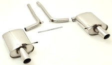 Friedrich Motorsport Duplex Auspuff Sportauspuff für Audi A4 B7 (8EC/8ED/8H) Qua