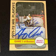 autographed  1972-73  Playoffs w/GARY DOAK & KEN HODGE      .  #AXL