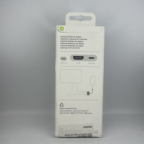 Genuine Apple Lightning to Digital AV Adapter (model MW2P3AM/A) HDMI & Lightning - Picture 2 of 3
