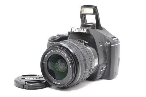 Multilingual N MINT Pentax K-x 12.4MP Digital Camera black 18-55mm AL Lens JAPAN - Picture 1 of 17