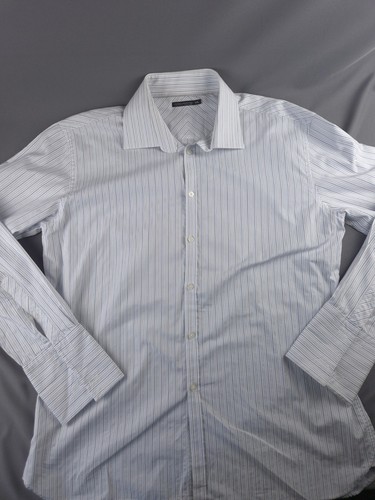 French Connection Dress Shirt Mens XXL Multi Striped Long Sleeve Cotton 2XL - Picture 2 of 16