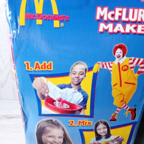 MCFLURRY MAKER 2003 MCDONALDS - NEW IN BOX VERY RARE RETRO TOY SPINMASTER - Picture 14 of 17