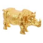  Resin Animals Decorative Centerpiece Miniature Rhinoceros Statue