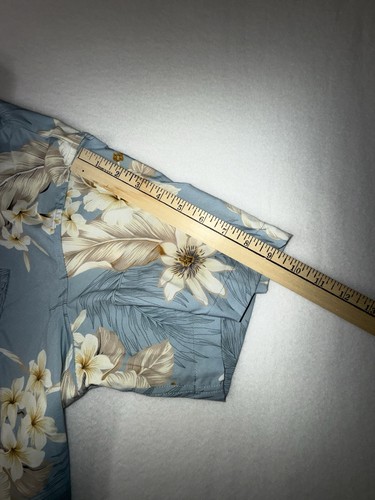 Mcedro blu taglia XL hawaiano manica corta stampa floreale hawiiana - Foto 6 di 7