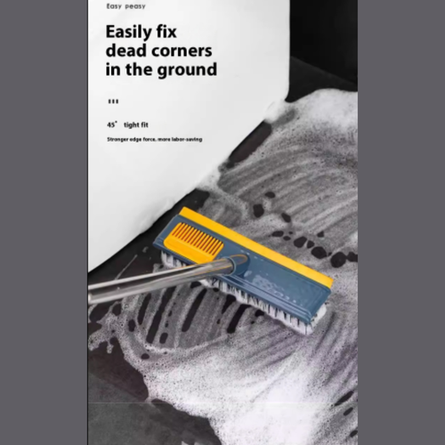 Bodenscheuerbürste langer Stiel Stange 3 in 1 steife Borsten Bürste Rakel 108 cm - Bild 2 von 35