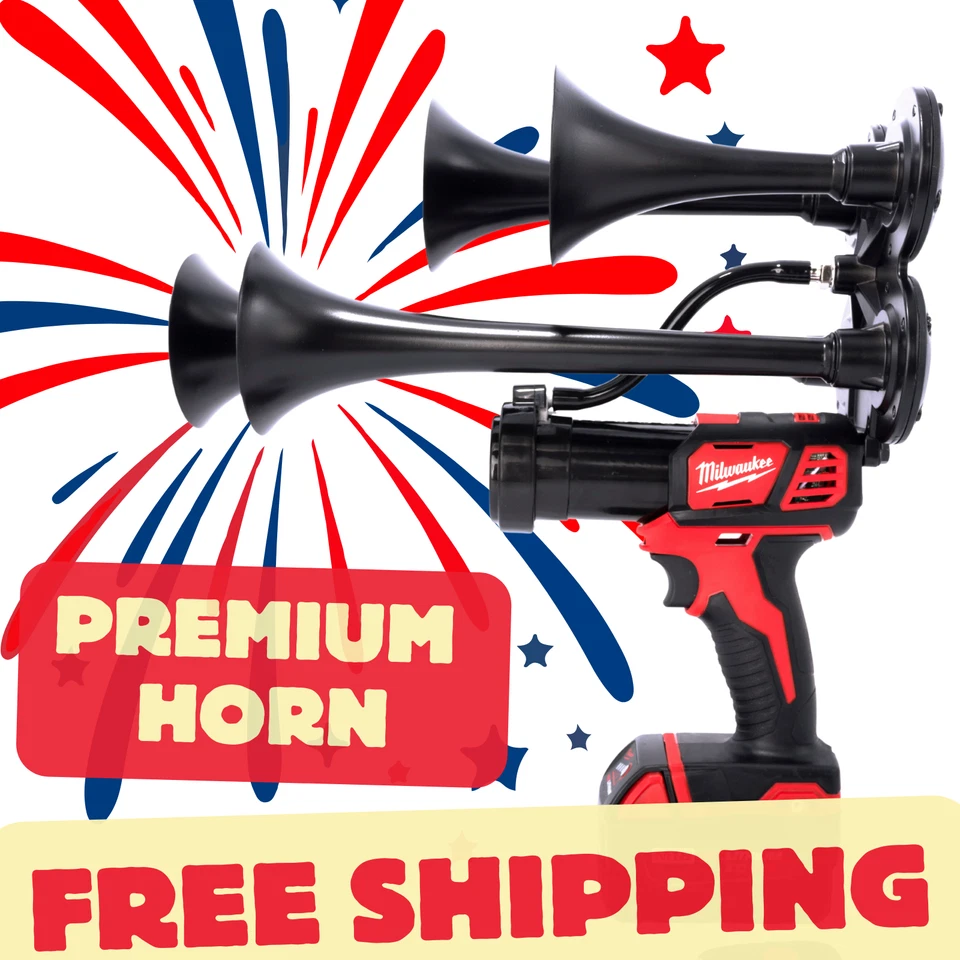 Chifre de trem Milwaukee + controle remoto | Montado nos EUA - Imagem 2 de 4