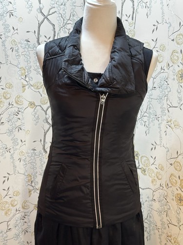 LULULEMON What The Fluff Vest Sz 4 Goose Down 800 Fill Reversible Reflective
