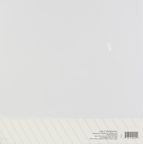 Cartulina Core'dinations Value Pack 12"X12" 80 lb 20/paquete - lona blanca - 320244 - Imagen 2 de 2