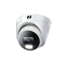 Night Owl CAM-FTN8-DM Add on Wired IP 4K Deterrence Dome Camera with 2-Way Audio