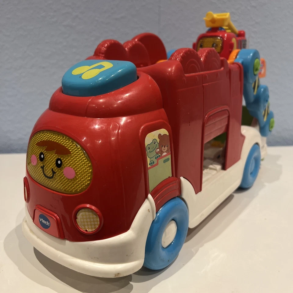 VTech Tut Tut Baby Flitzer Autotransporter + 1 Auto Weihnachten Geschenk Kinder - Bild 4 von 4