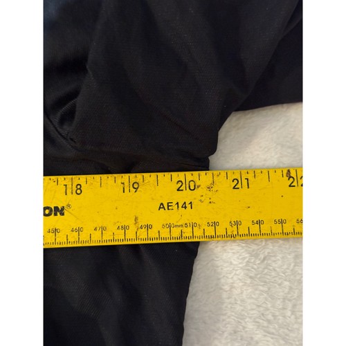 Converse One Star Moto Jacket L Black Zip Biker Style Quilted Shoulder Target - Picture 12 of 14