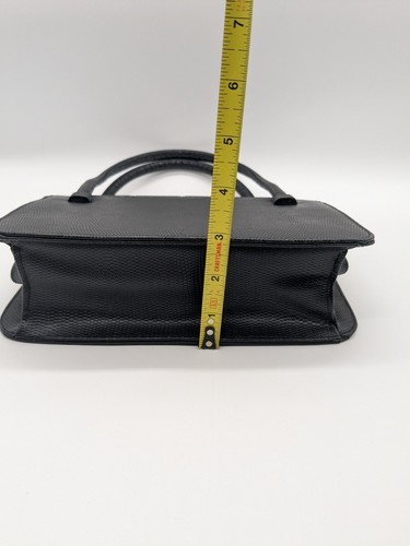 Vintage Meyers USA Lizard Skin Black Handtasche Abendtasche - Bild 15 von 15