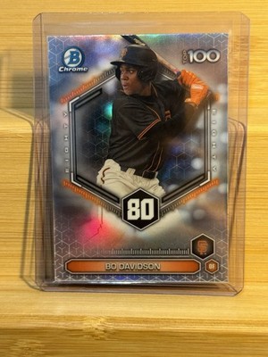 2026 Bowman Bo Davidson Top 100 Prospects Insert Card BTP-80