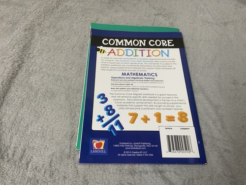Addition And Subtraction Workbooks 1st & 2nd Grade LANDOLL Common Core - Picture 3 of 7