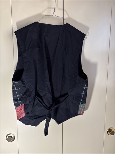 Vintage Karen Scott Cotton Embroidered Vest Christmas Noah's Ark Size Large - Picture 7 of 7