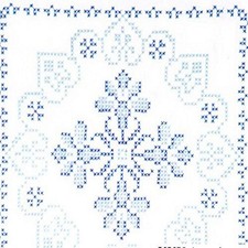 Stamped White Quilt Blocks 18"X18" 6/Pkg-XX Americana