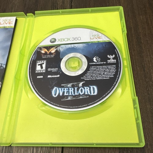 Overlord II 2 (Xbox 360, 2009) Complete CIB With Manual Tested And Working - Picture 3 of 5