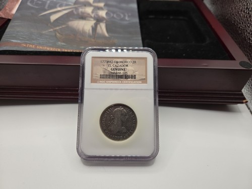 1773 MO El Cazador Shipwreck Salvaged Coin Genuine Vera Cruz Mexico 18th Century - Picture 4 of 10