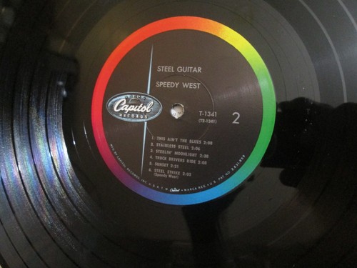 Speedy West Steel Guitar, 1960 LP 1ST PRESS CAPTIOL LOGO ON LEFT Vinyl Excellent - Picture 2 of 4