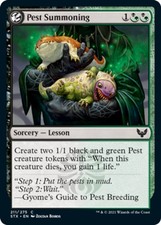 4x Pest Summoning MTG Strixhaven: School of Mages NM Magic Regular