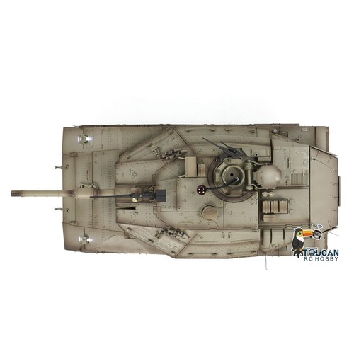 1:16 7.0 Henglong PRO Merkava RTR RC IR Battle Tank BB Barrel Recoil 360°Turret - Picture 13 of 24