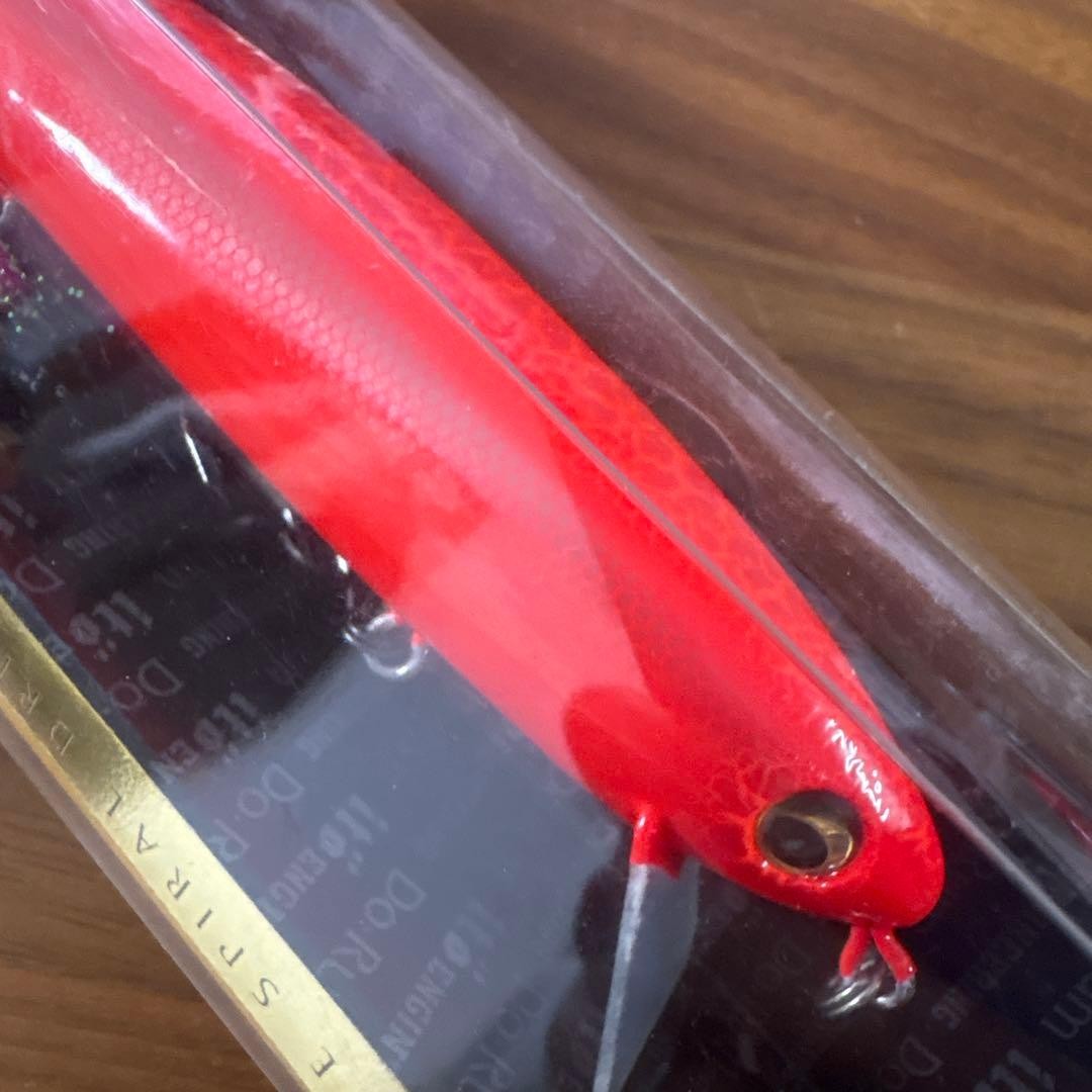 Megabass DoRum 120 Viper Red Set of 3 New Handmade Lures - Image 3