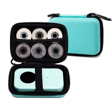 Label Printer Case Hard Carry Case Compatible D30/M02/T02/M110/P21/D110 Label...